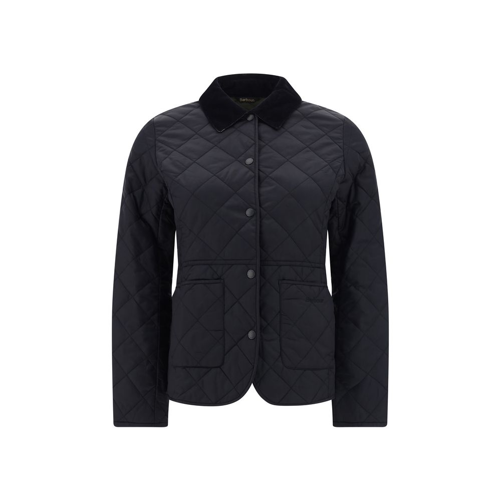 Barbour Black Polyester Coat