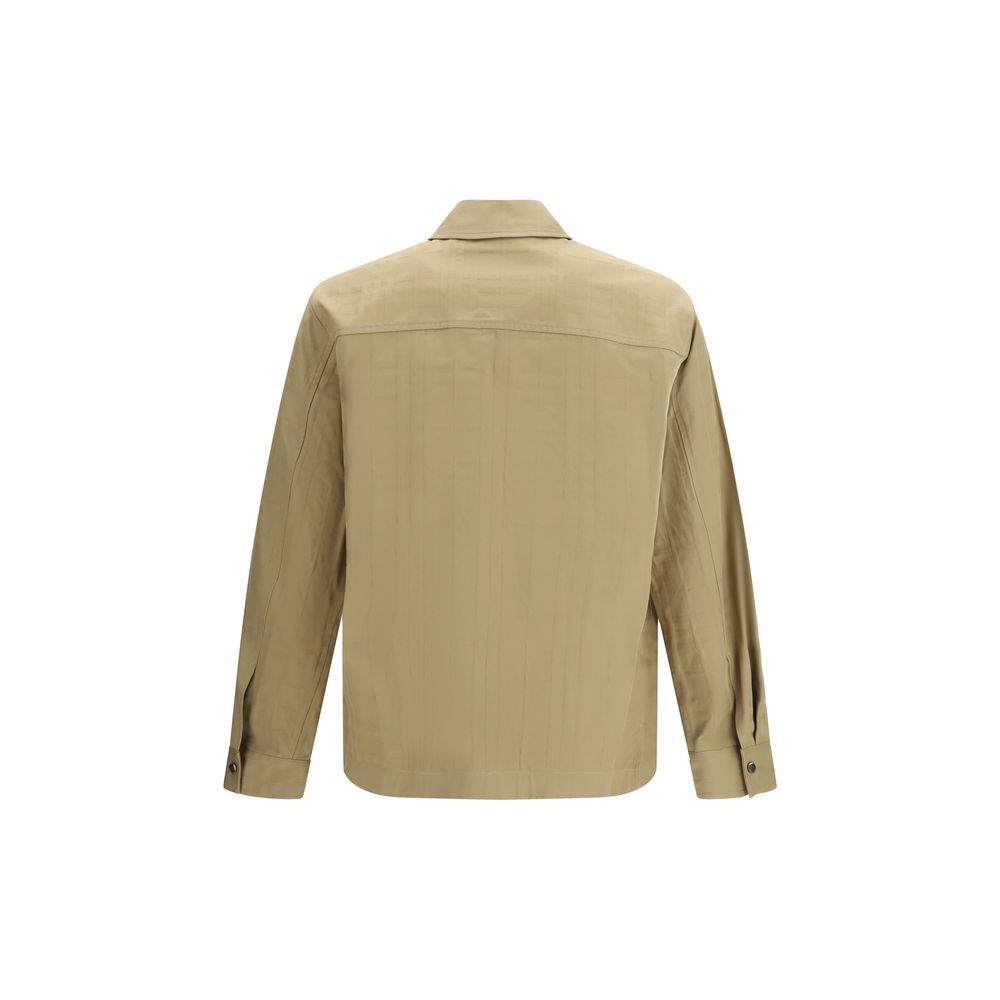 Burberry Beige Cotton Jackets And Coat