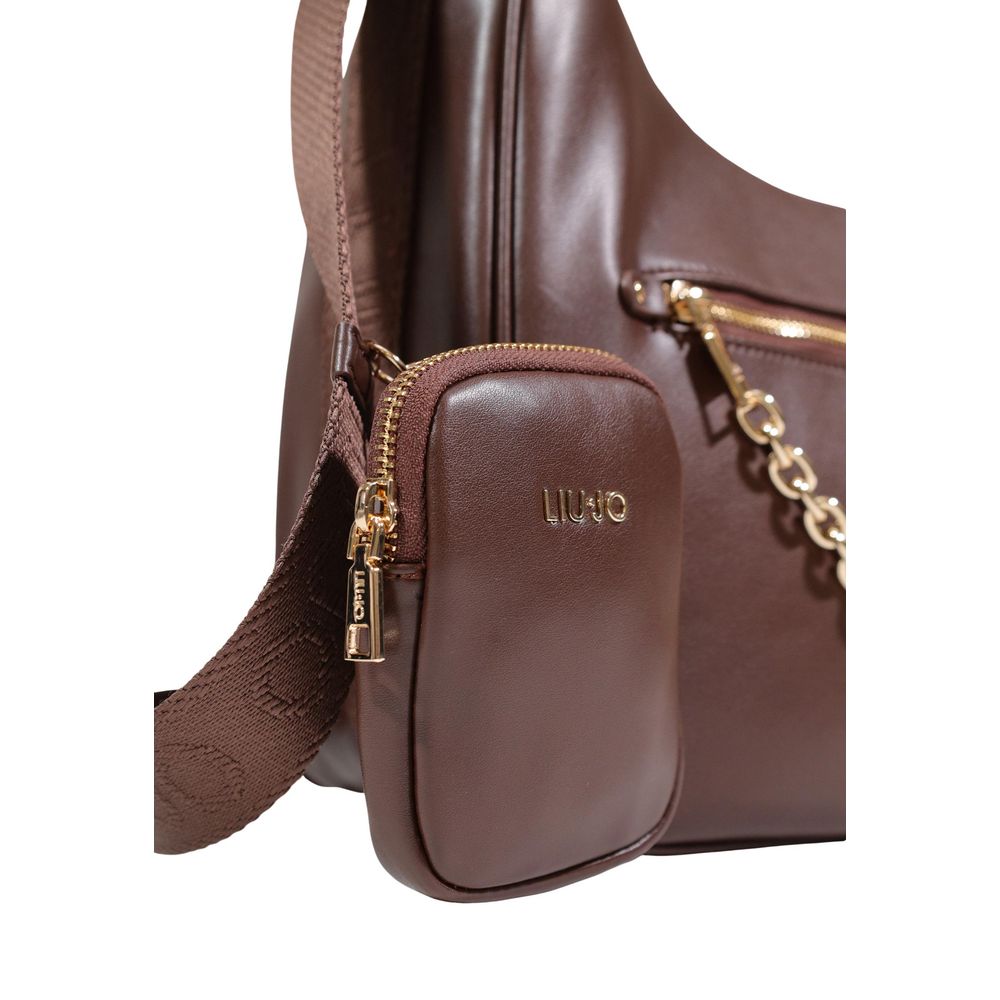 Liu Jo Brown Artificial Leather Handbag