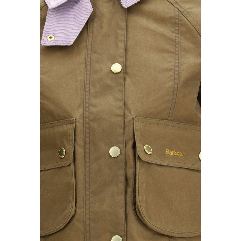 Barbour Beige Cotton Shell Jacket
