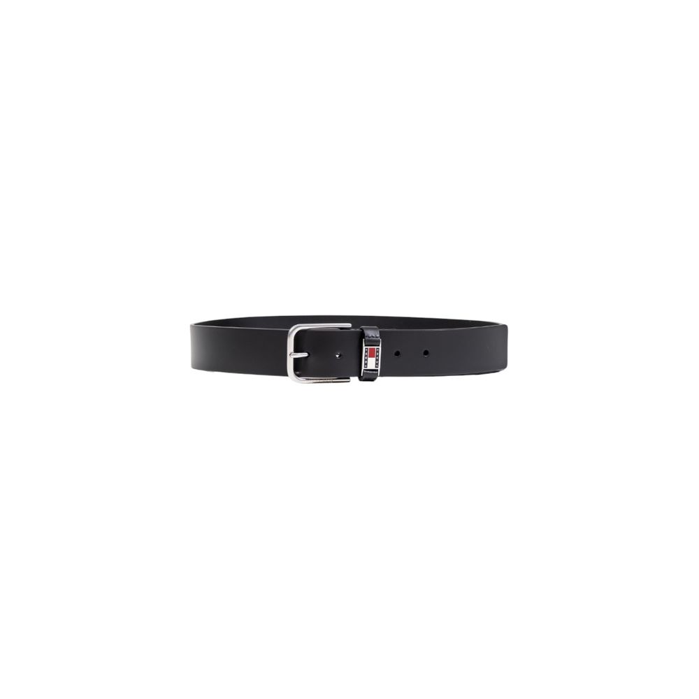 Tommy Hilfiger Jeans Black Leather Regular Belt