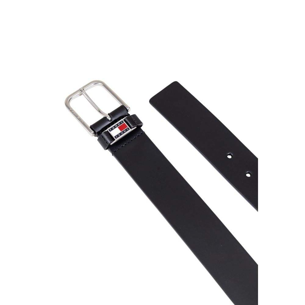 Tommy Hilfiger Jeans Black Leather Regular Belt