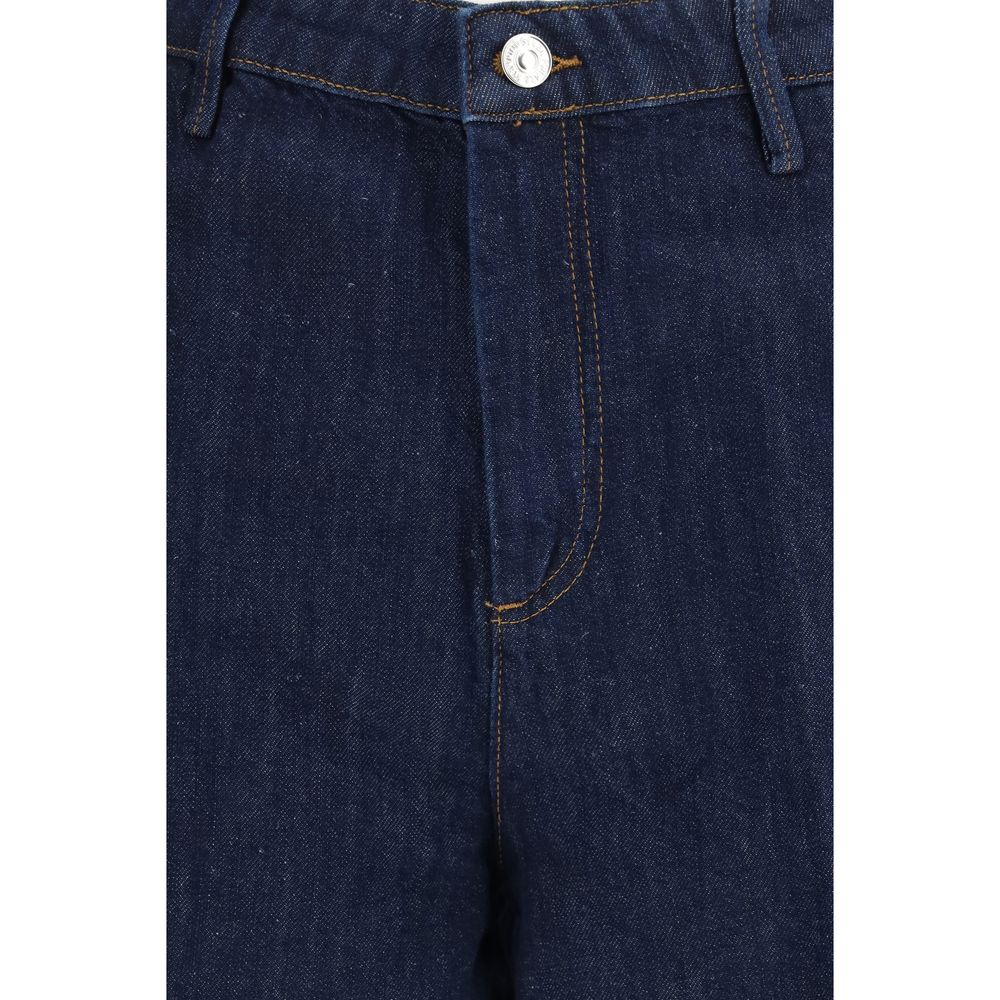 7FOR Blue Denim Shorts