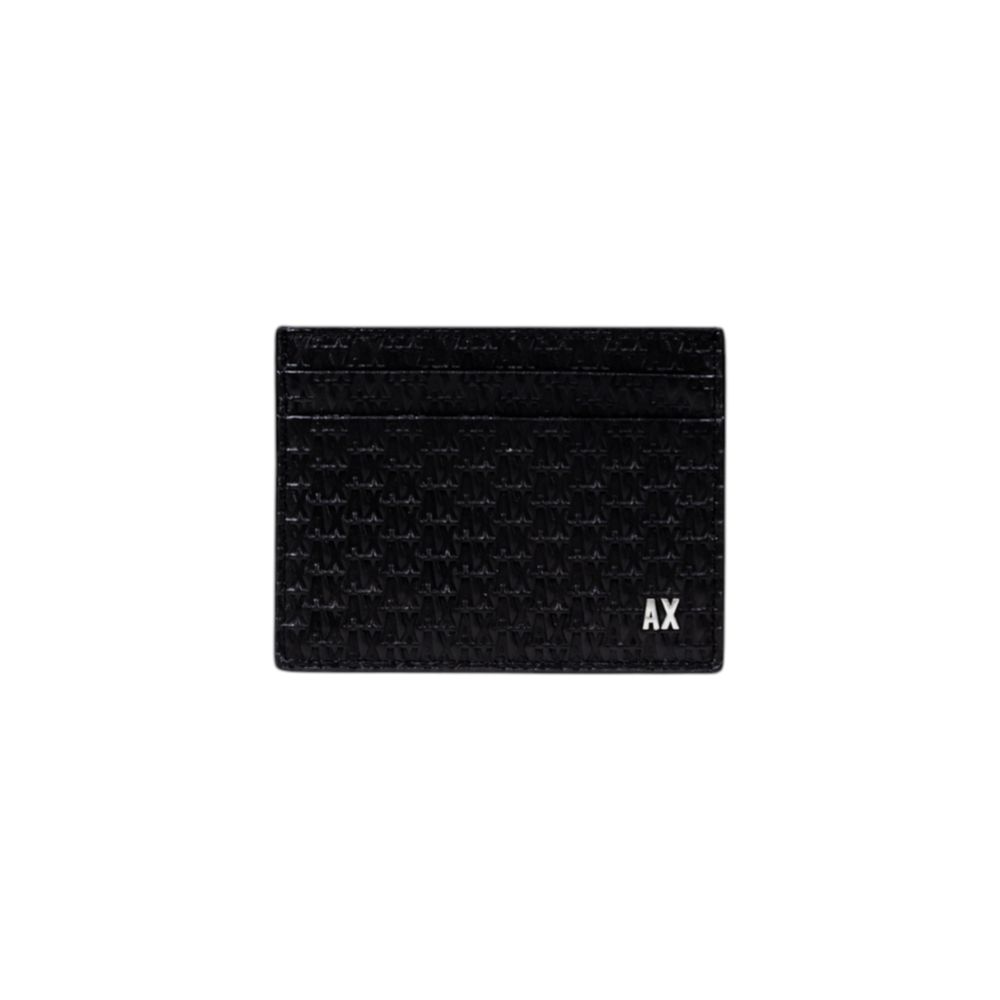 Armani Exchange Black Leather Wallet