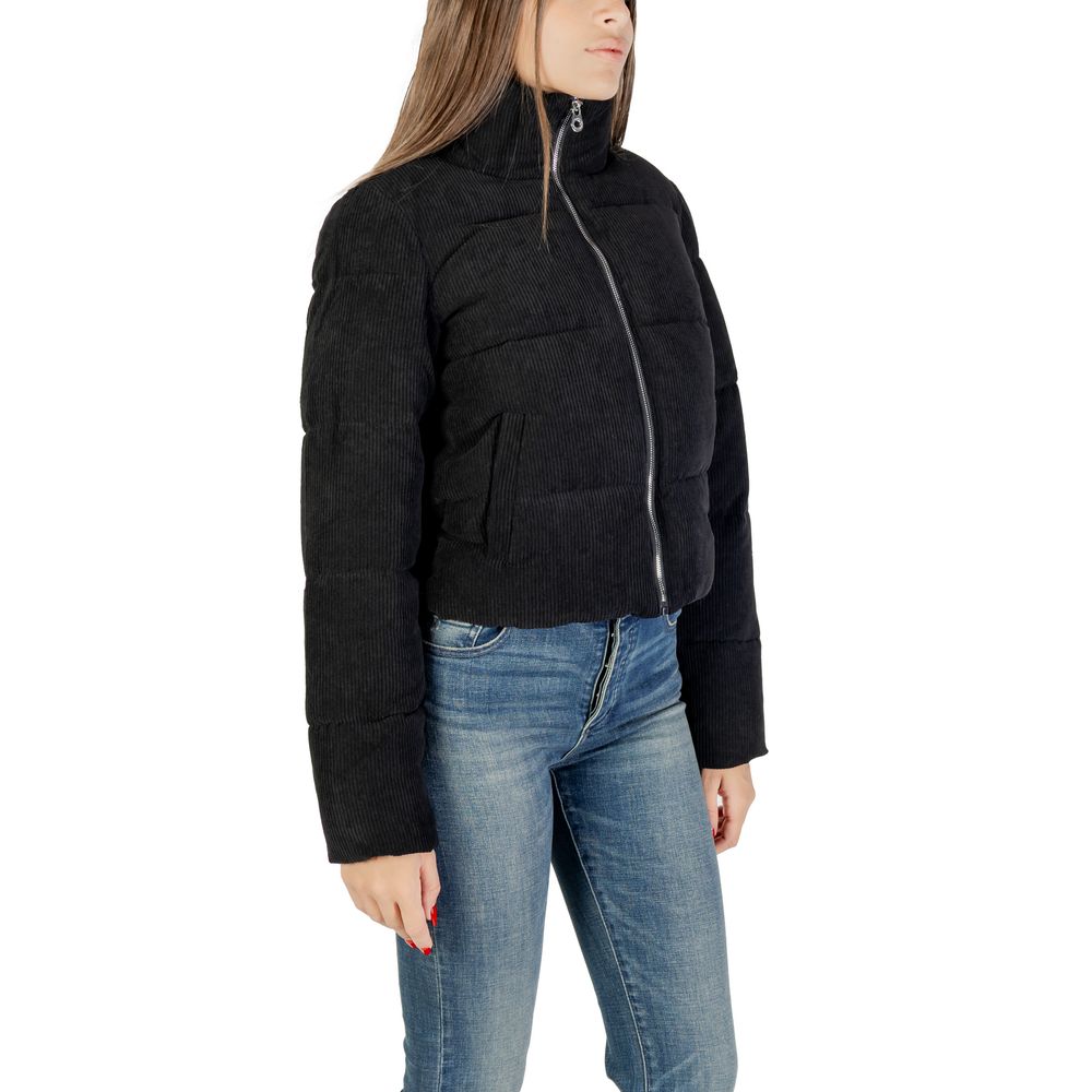 Only Black Polyester Coat