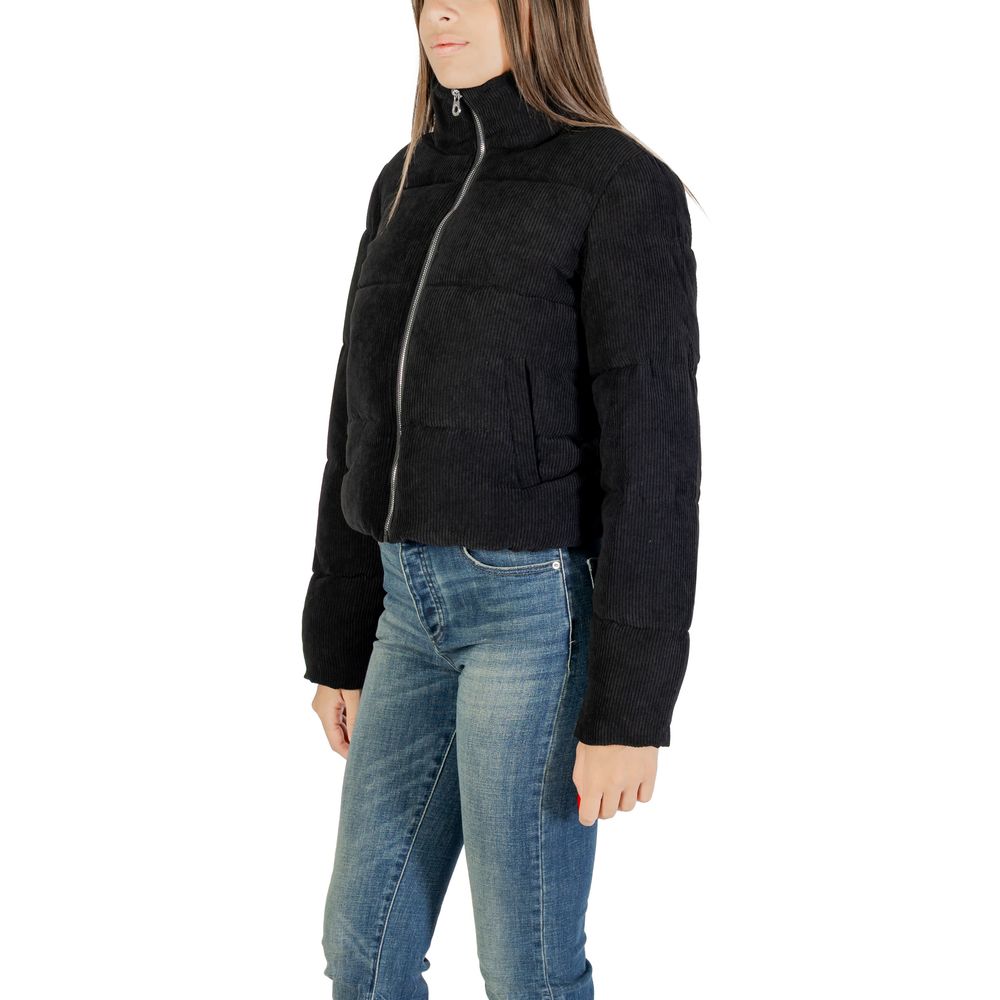 Only Black Polyester Coat