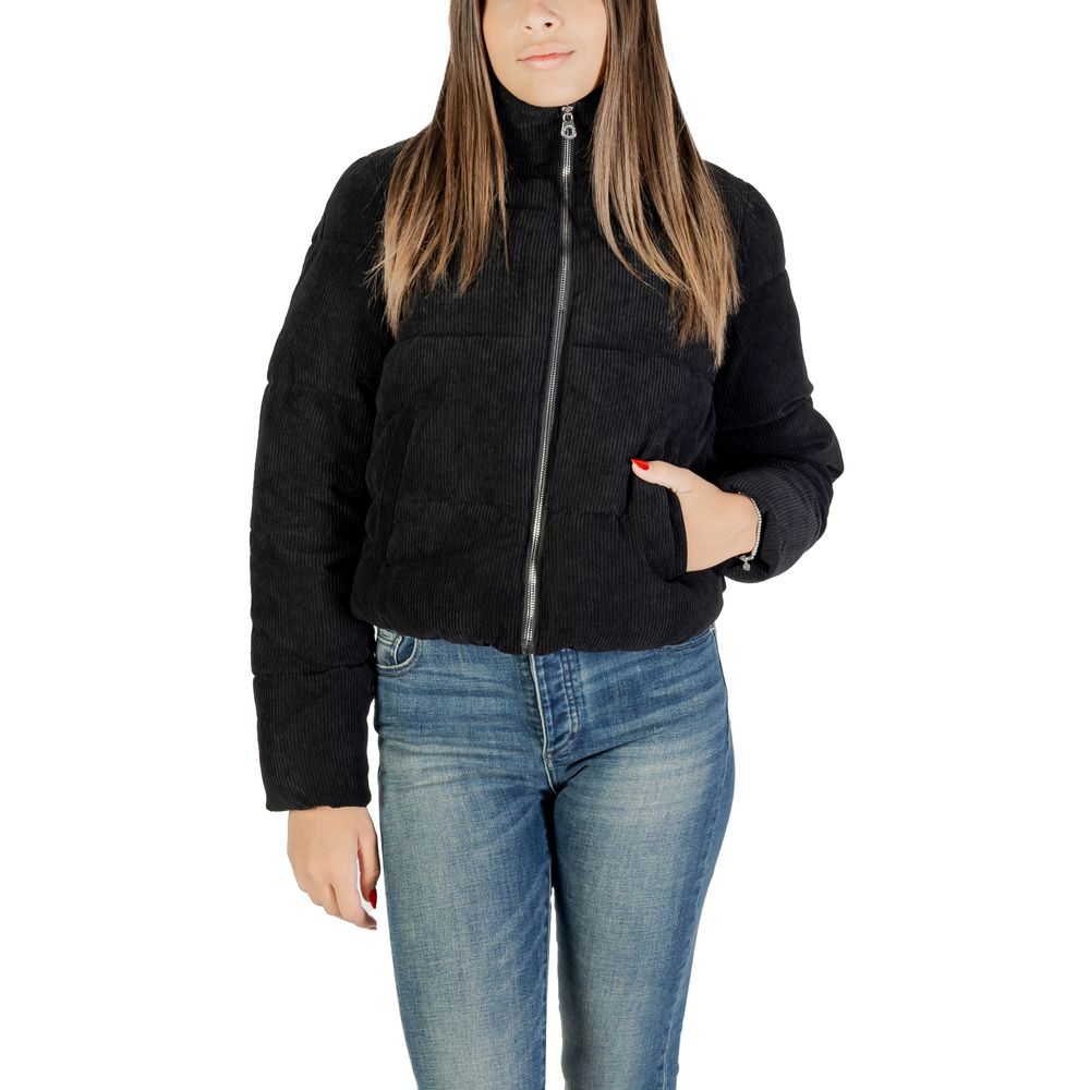 Only Black Polyester Coat