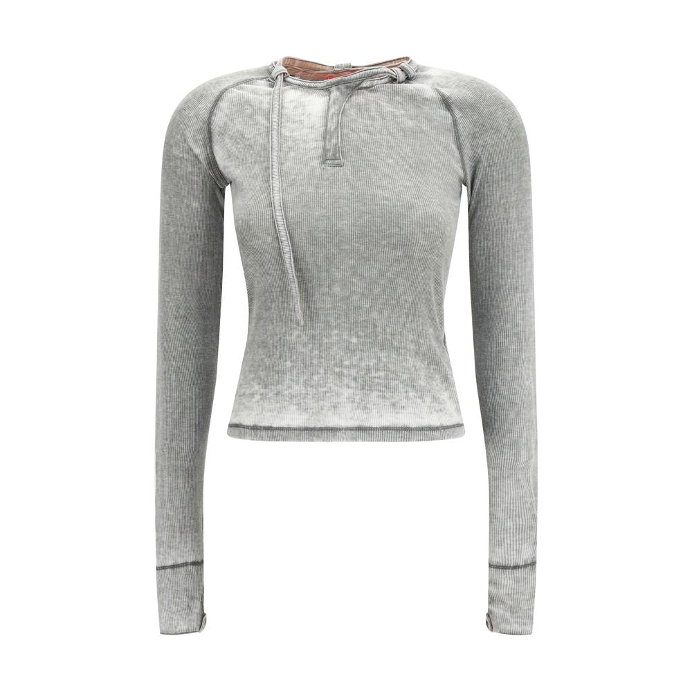 Diesel Gray Cotton Shirt