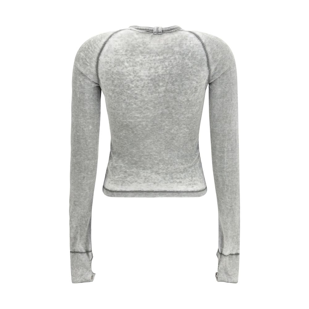 Diesel Gray Cotton Shirt
