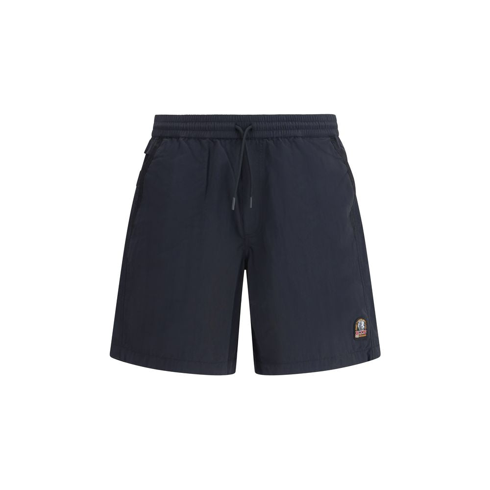 Parajumpers Black Polyamide Bermuda Shorts