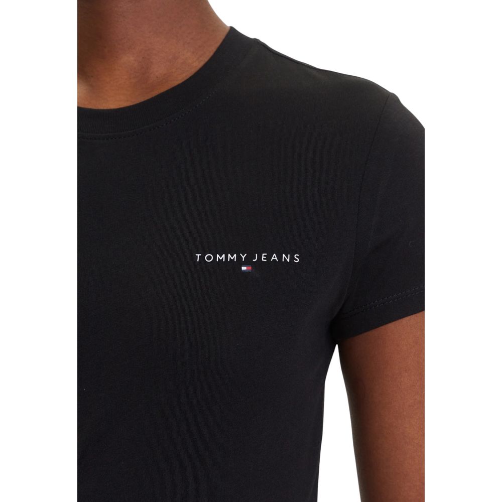Tommy Hilfiger Jeans Black Recycled Cotton T-Shirt