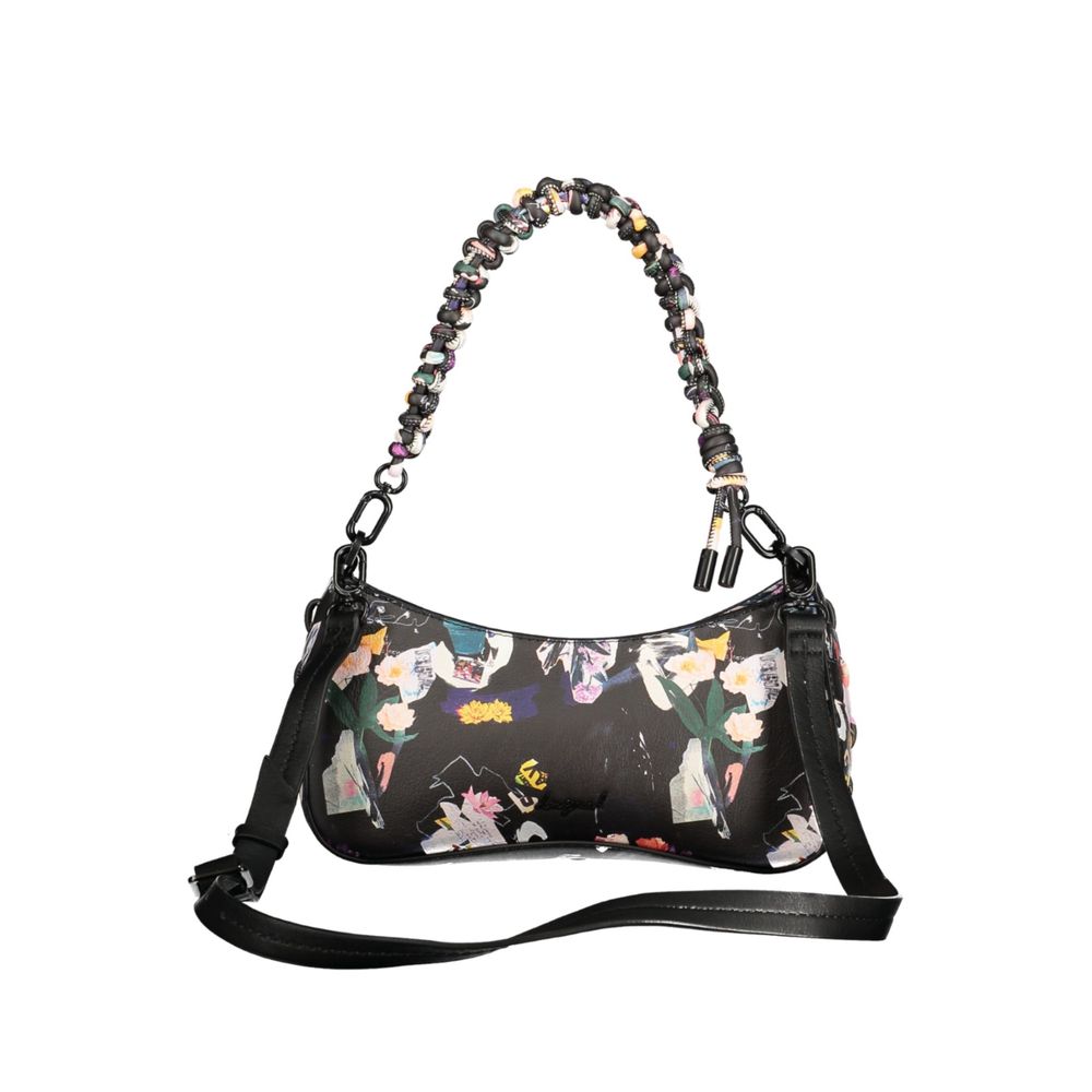 Desigual Nero Poliuretano Women Handbag
