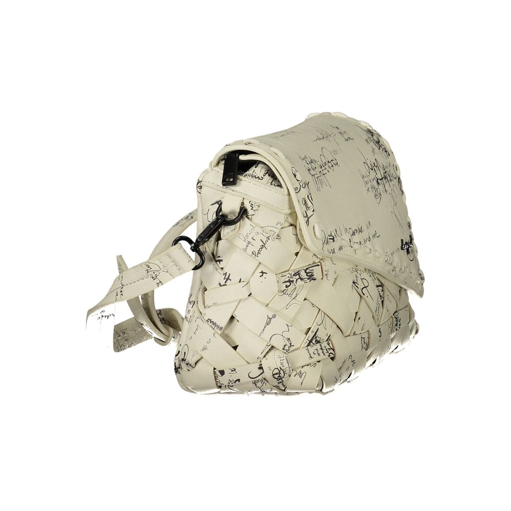 Desigual Bianco Poliuretano Women Handbag