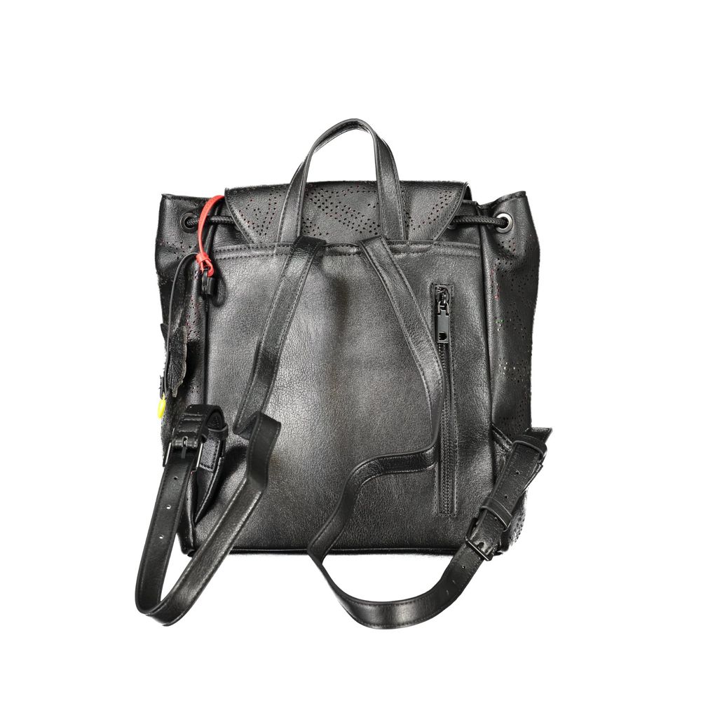 Desigual Black Polyurethane Women's Backpack