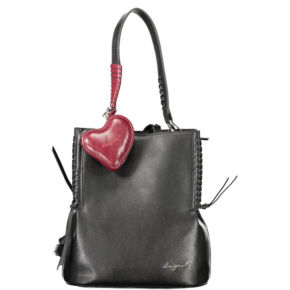 Desigual Black Polyurethane Women's Backpack