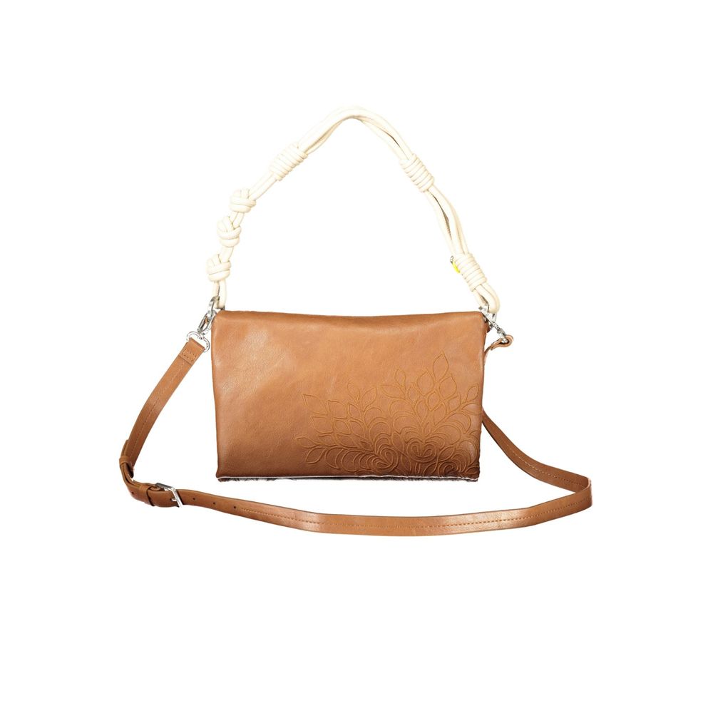 Desigual Marrone Poliuretano Woman Handbag