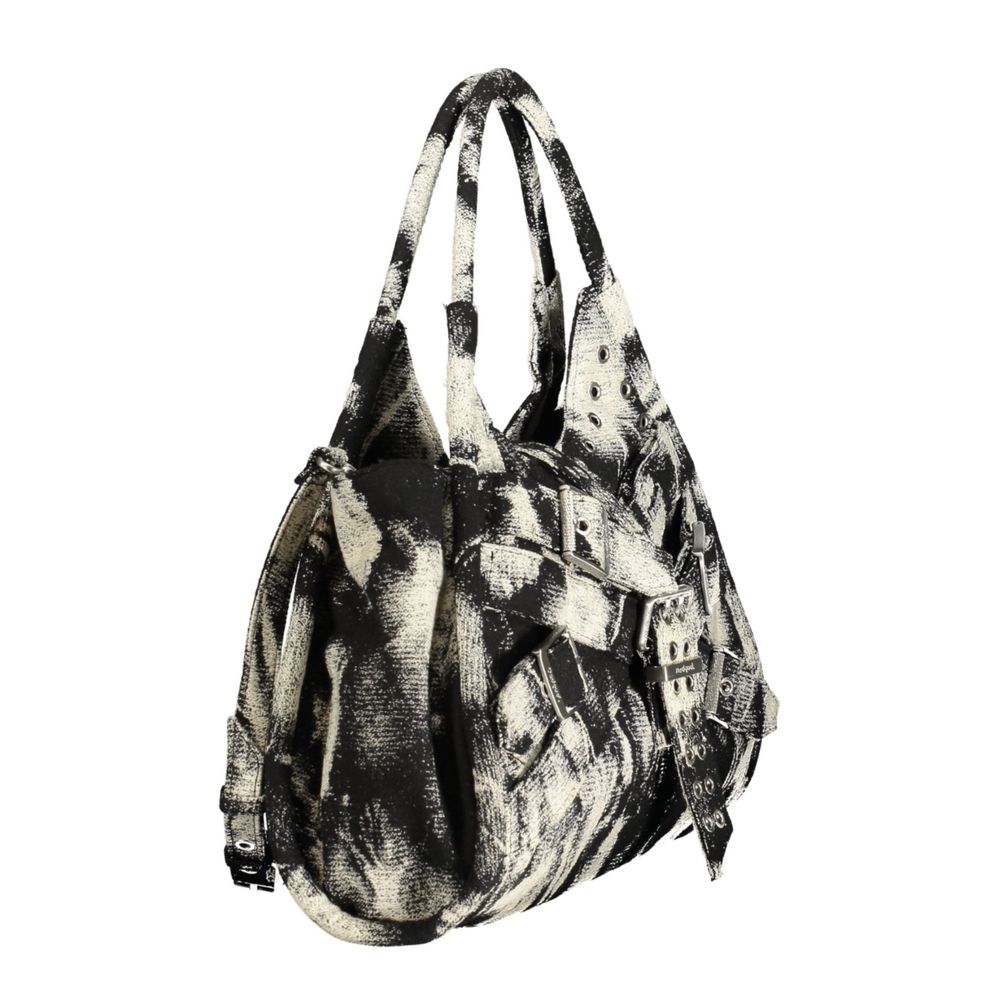 Desigual Black Cotton Handbag