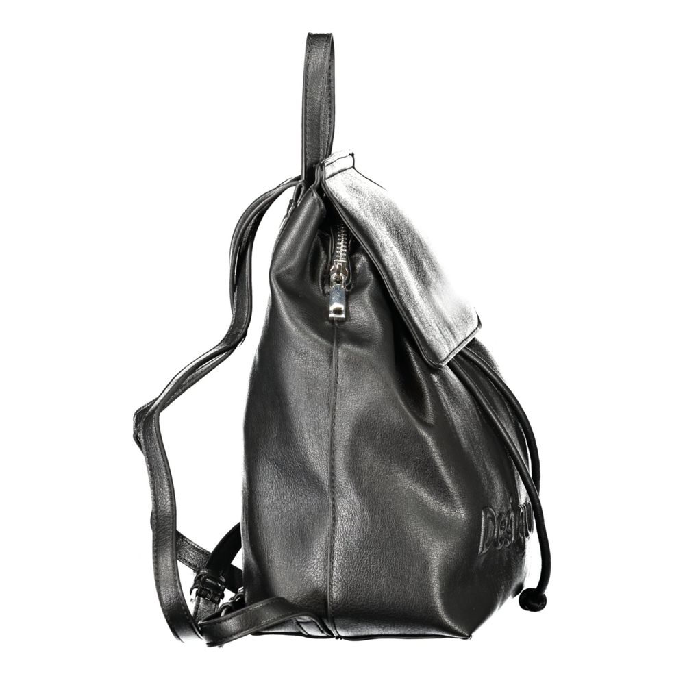Desigual Black Polyethylene Backpack