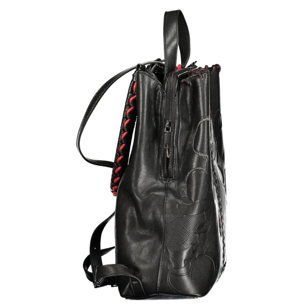 Desigual Black Polyethylene Backpack
