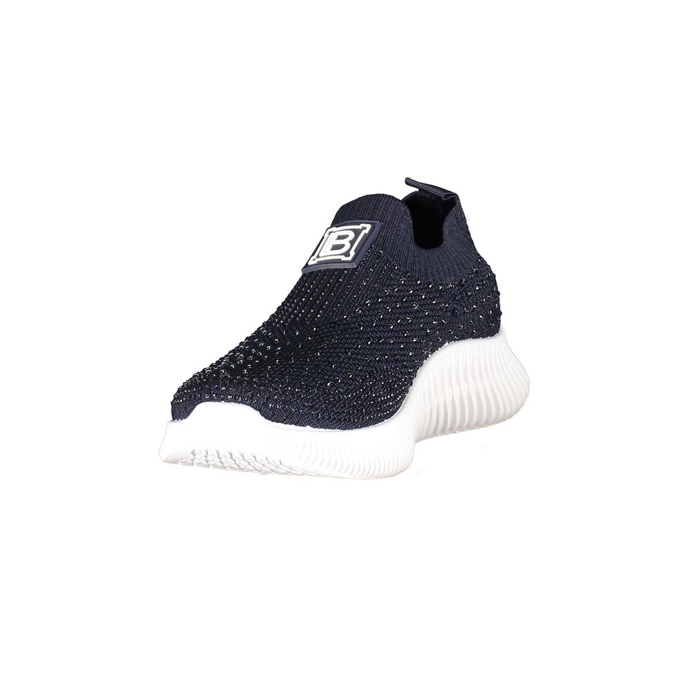 Laura Biagiotti Blue Polyester Athletic Sneakers
