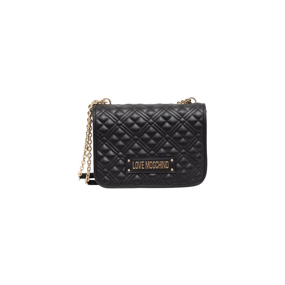 Love Moschino Bicolor Polyethylene Handbag