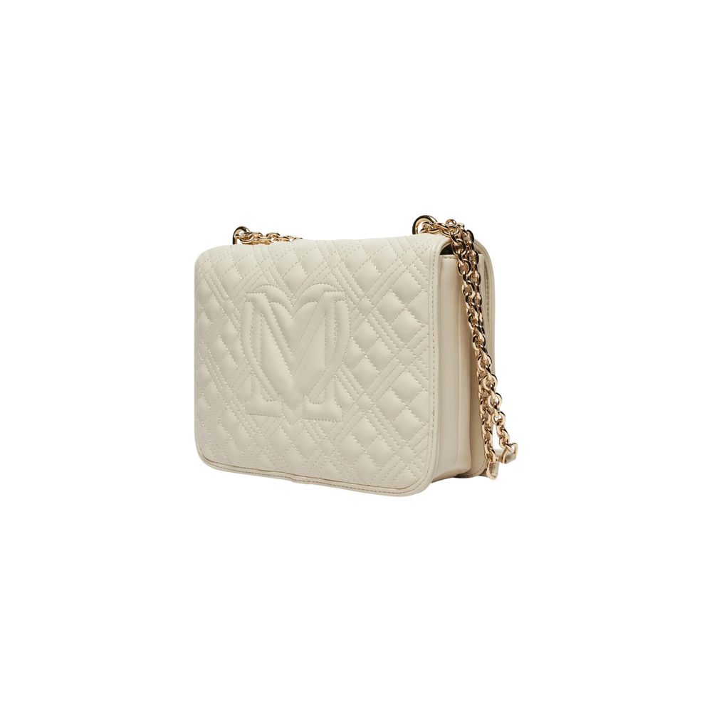 Love Moschino Beige Polyethylene Handbag