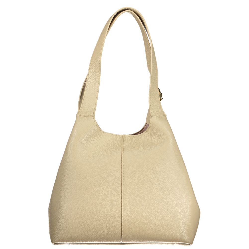 Coccinelle Beige Pelle Women Handbag