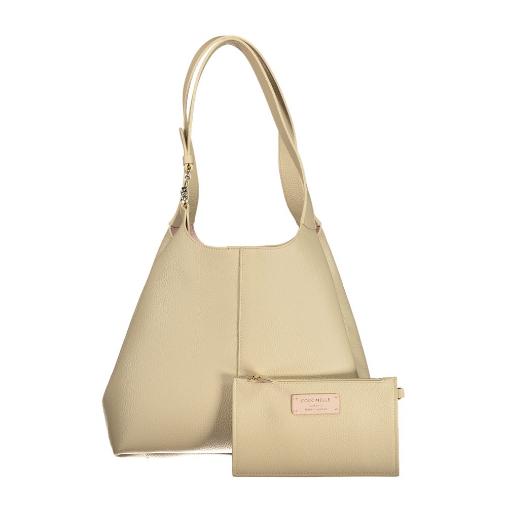 Coccinelle Beige Pelle Women Handbag