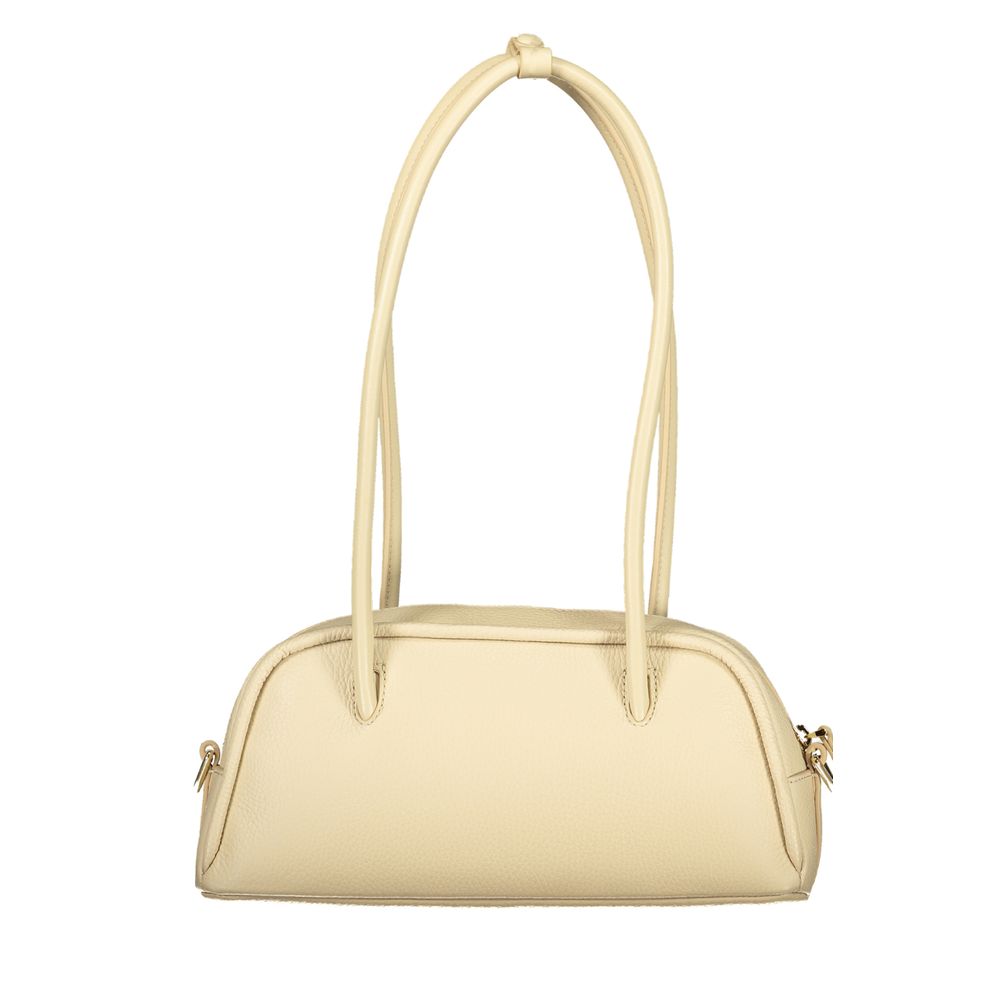 Coccinelle Beige Leather Women Handbag
