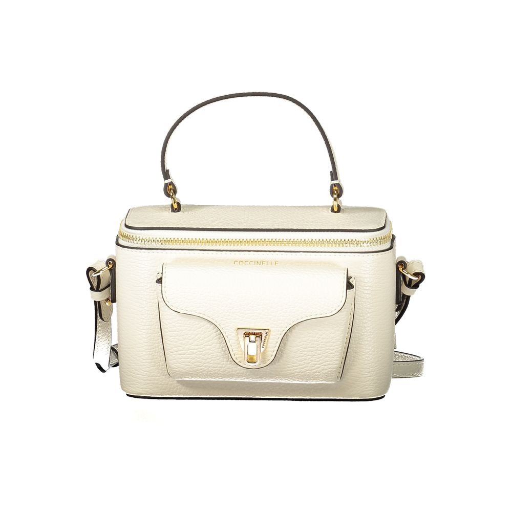 Coccinelle Bianco Pelle Women Handbag