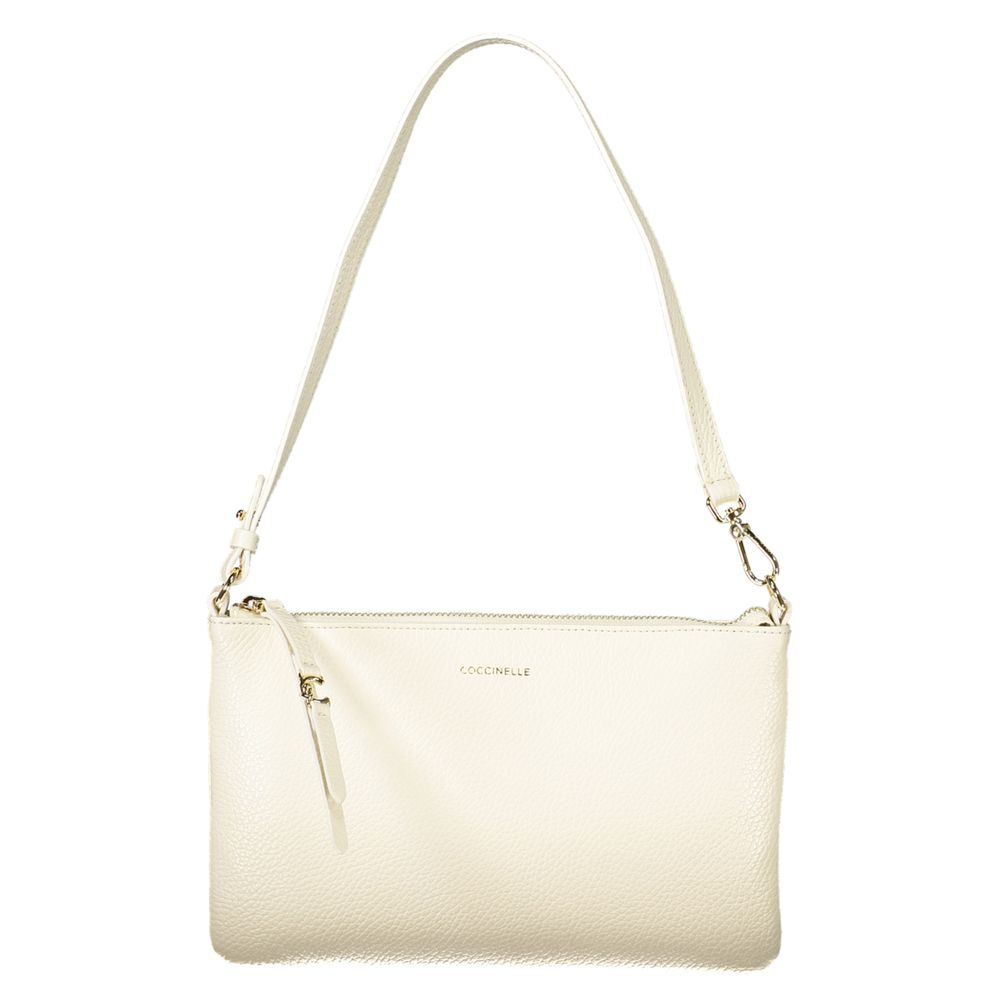 Coccinelle Bianco Pelle Womens Handbag
