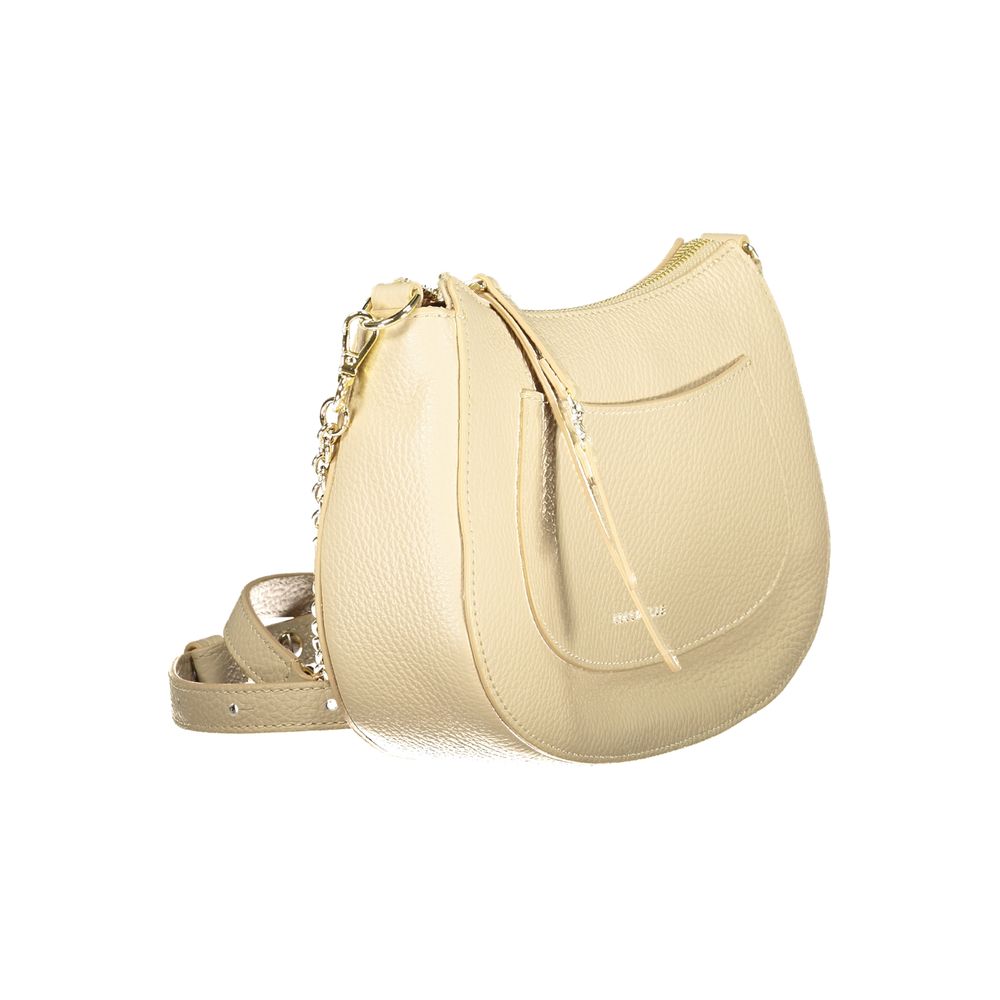 Coccinelle Beige Leather Womens Handbag