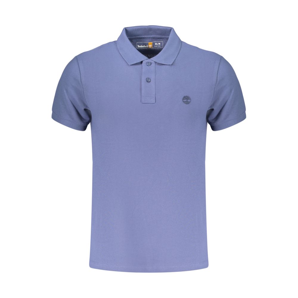 Timberland Blue Cotton Men's Polo Shirt
