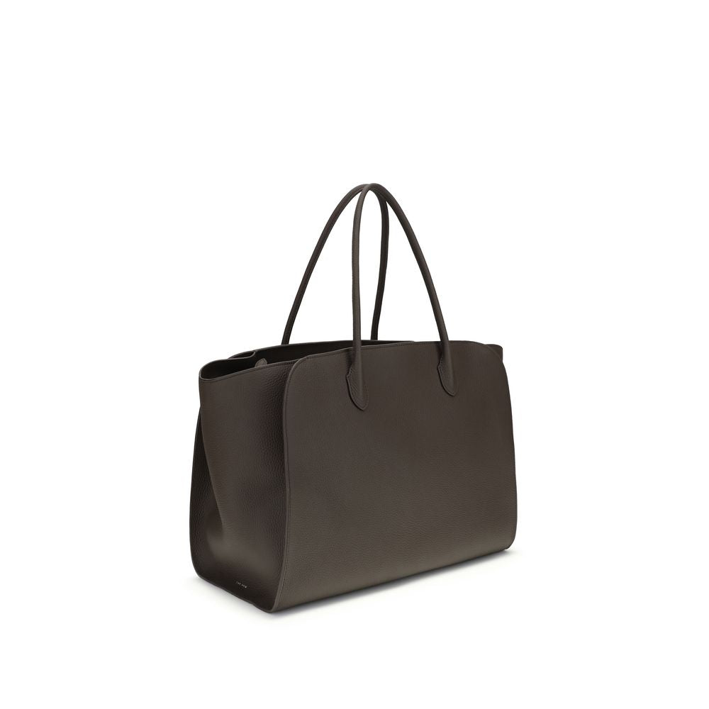 The Row Brown Calf Leather Bos Taurus Shoulder Bag