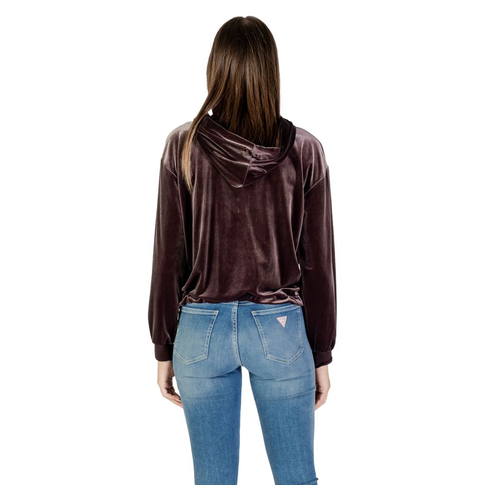 Liu Jo Brown Polyester Hoodie