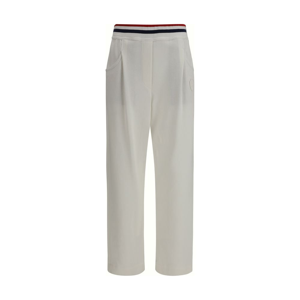 Brunello Cucinelli White Cotton Casual Pants