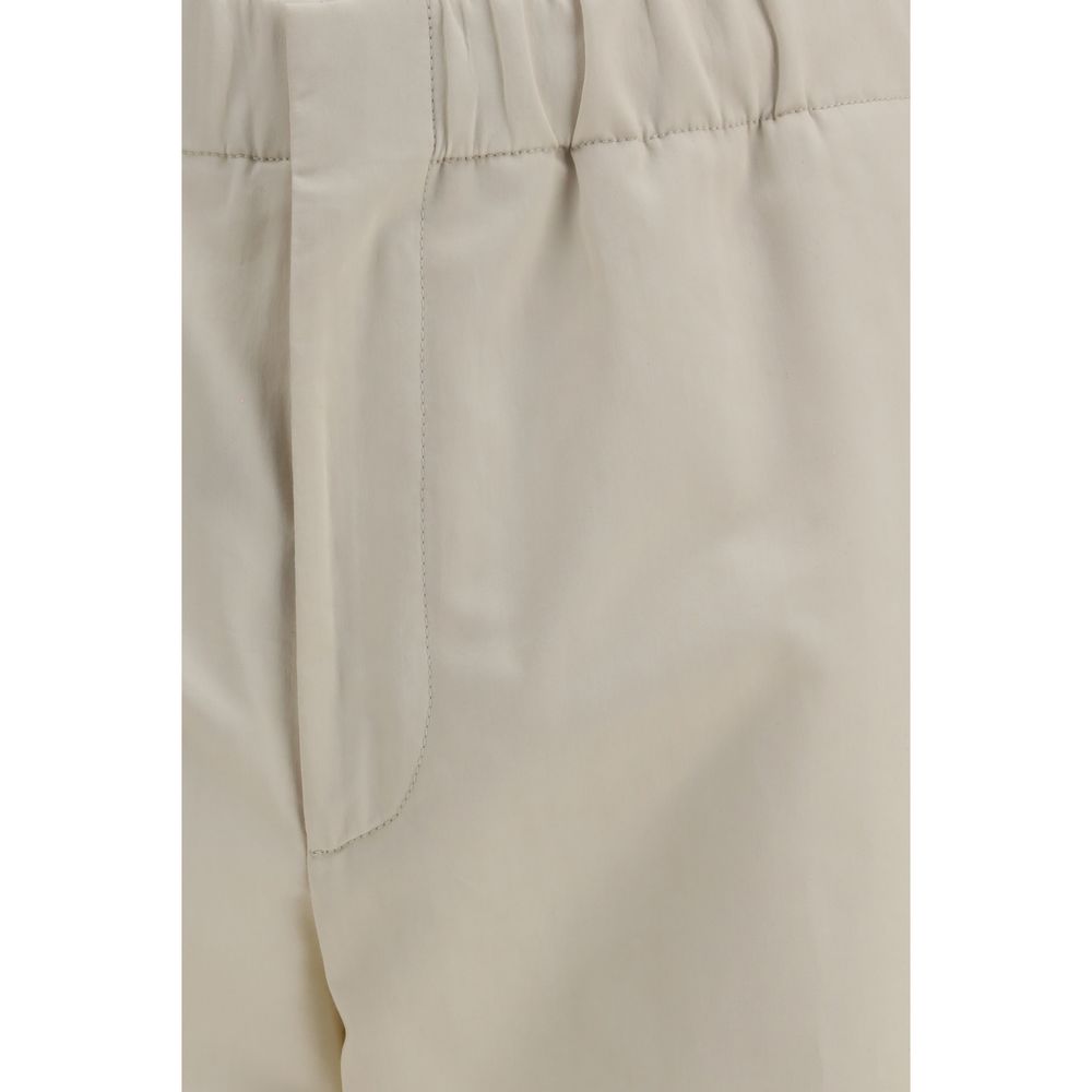 Lardini Beige Cotton Casual Pants