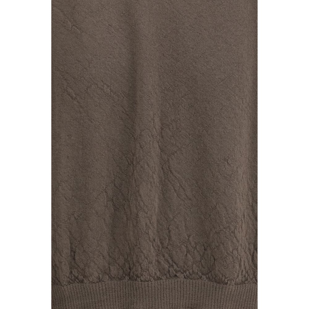 Rick Owens Gray Wool Sweatshirt