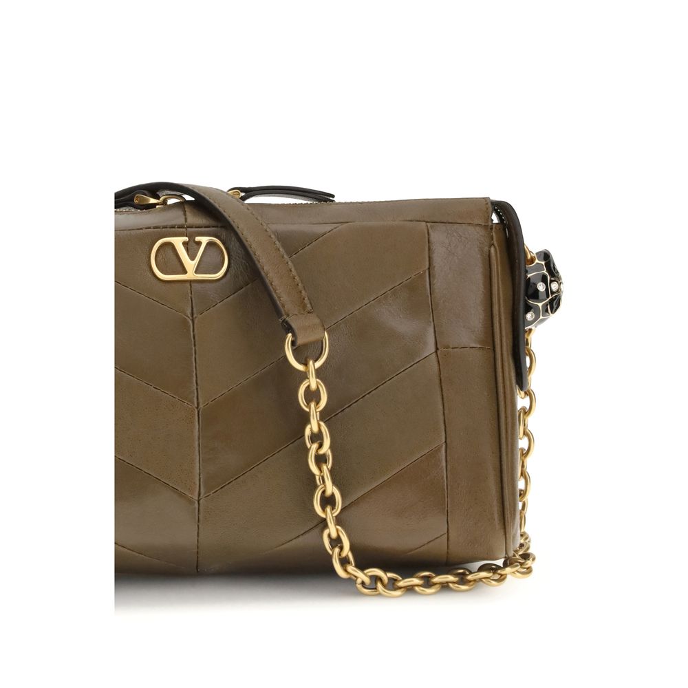 Valentino Garavani Beige Lamb Ovis Aries Aries Shoulder Bag