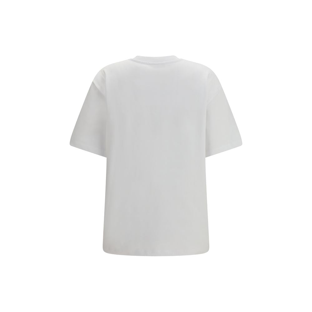 Ganni White Cotton T-Shirt