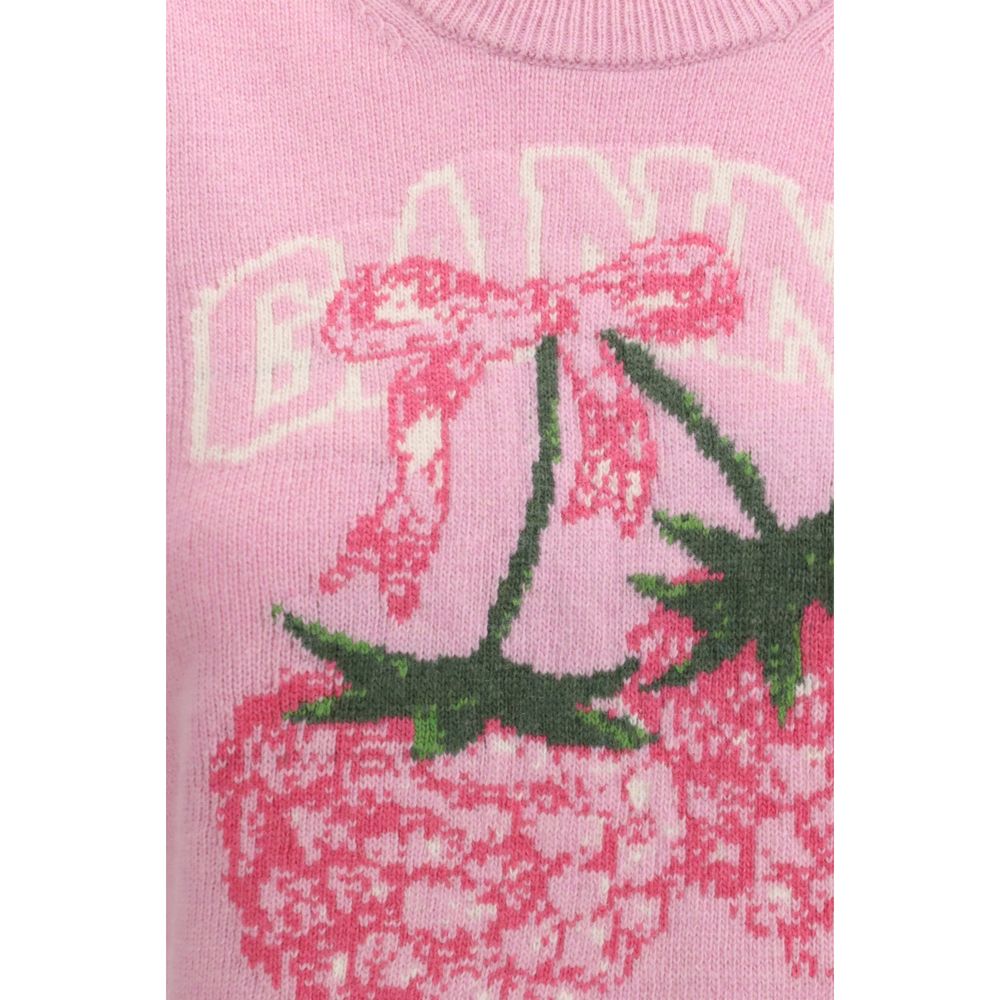 Ganni Multicolor Wool Sleeveles Sweater