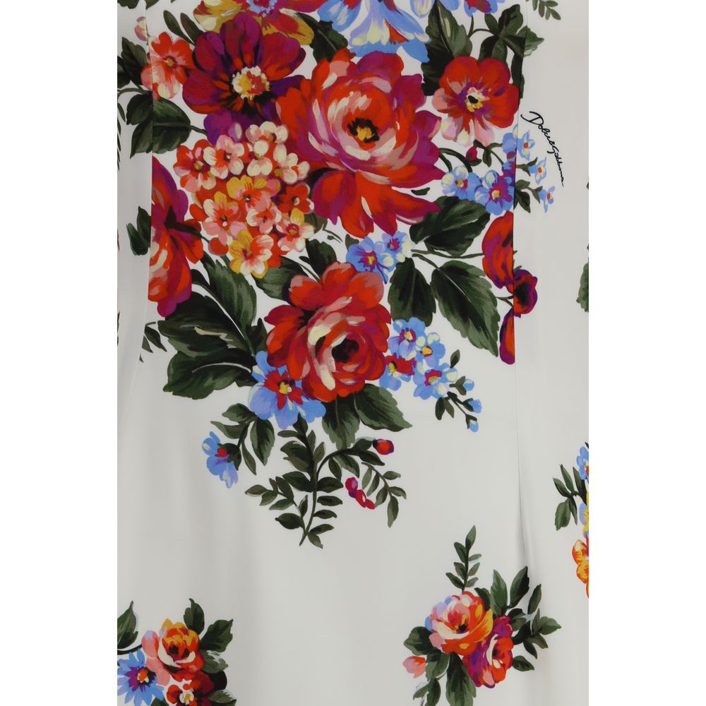 Dolce & Gabbana Multicolor Polyester Casual Dress