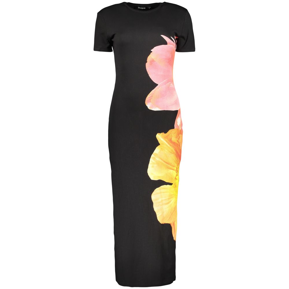 Desigual Black Viscose Women Dress