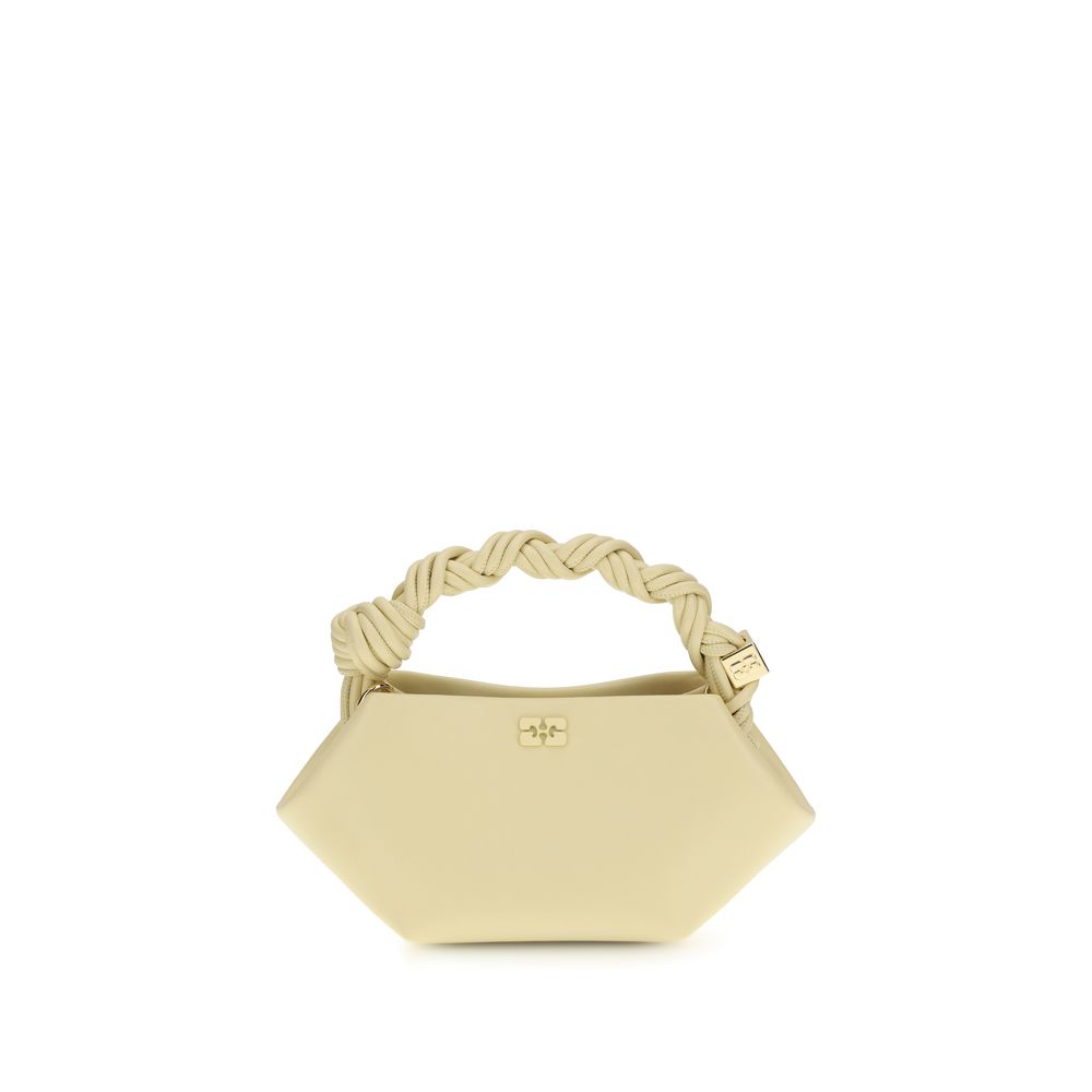 Ganni Bicolor Recycled Leather Shoulder Bag