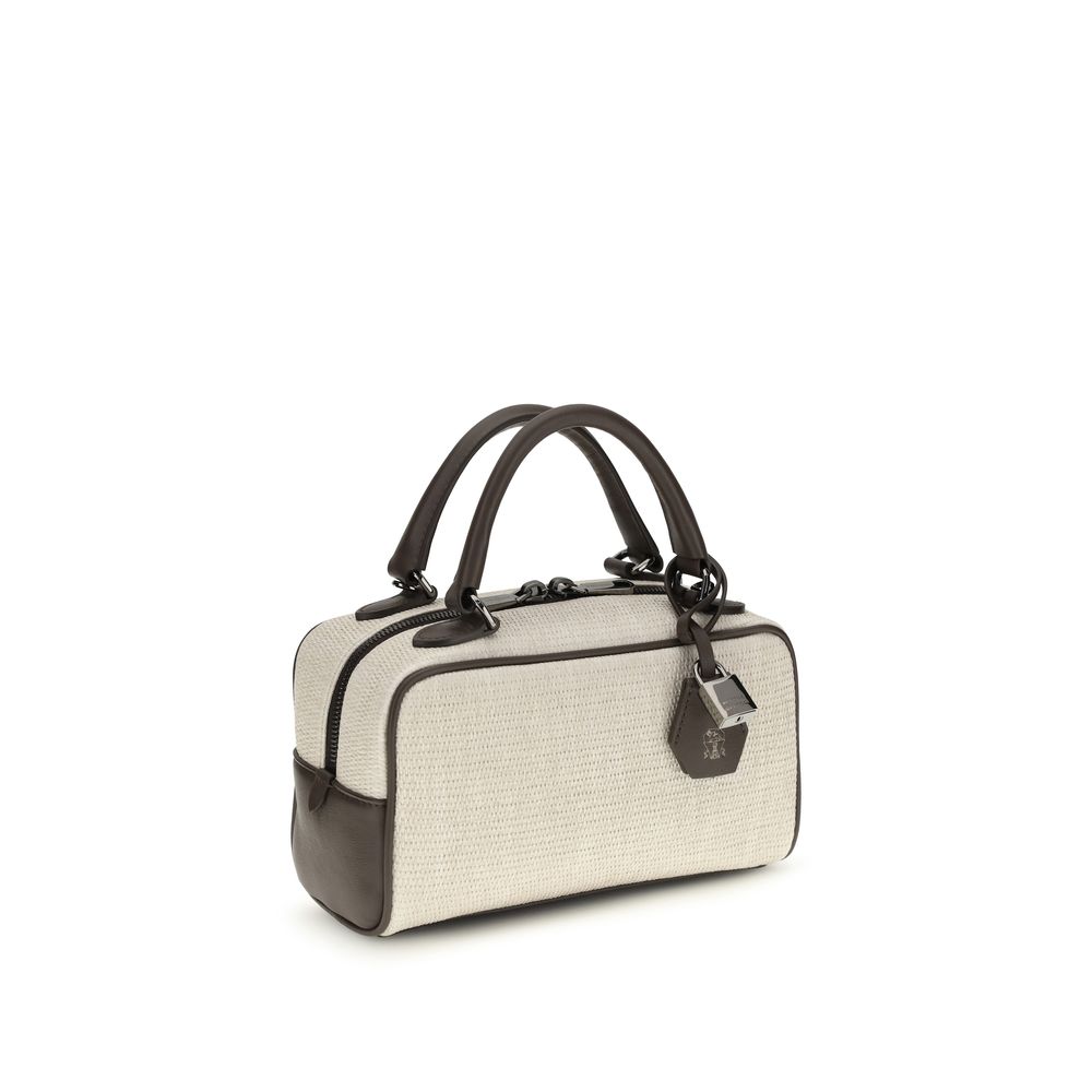 Brunello Cucinelli Gray Polyamide Shoulder Bag
