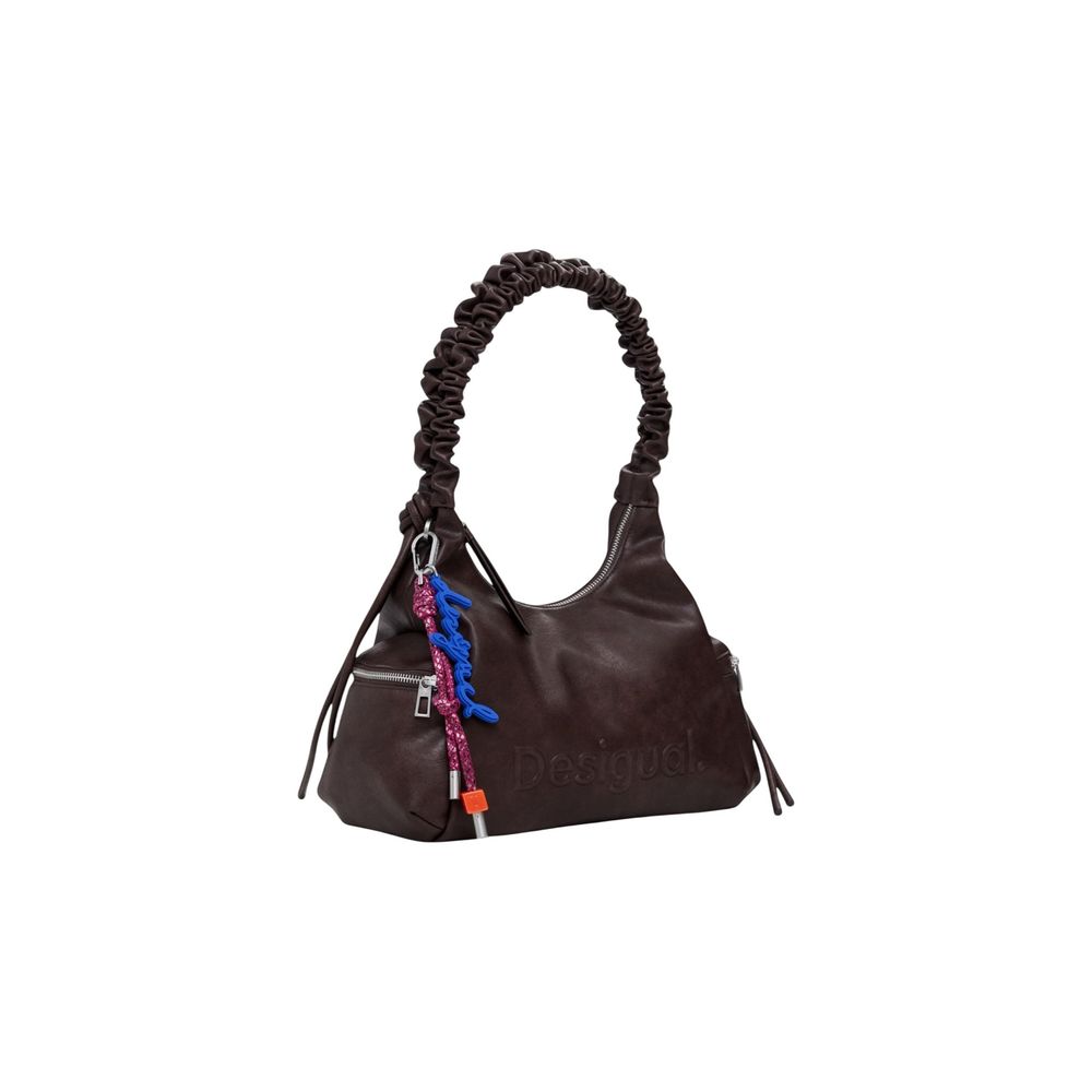 Desigual Brown Polyethylene Handbag