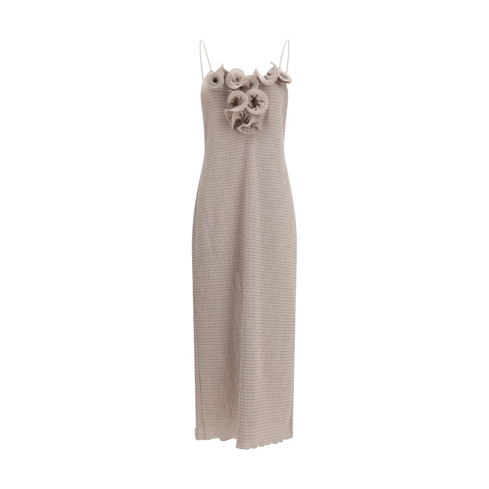 Magda Butrym Brown Lyocell Casual Dress