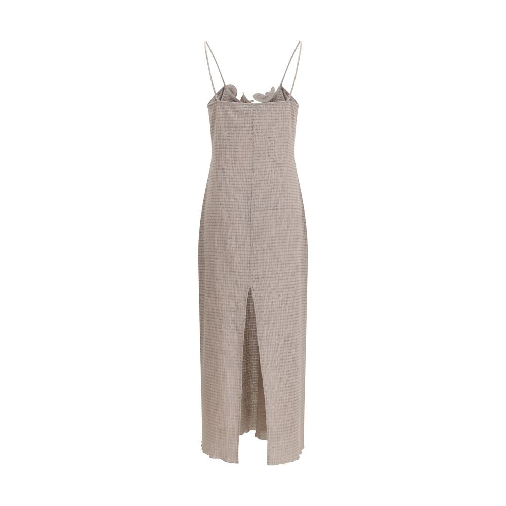 Magda Butrym Brown Lyocell Casual Dress