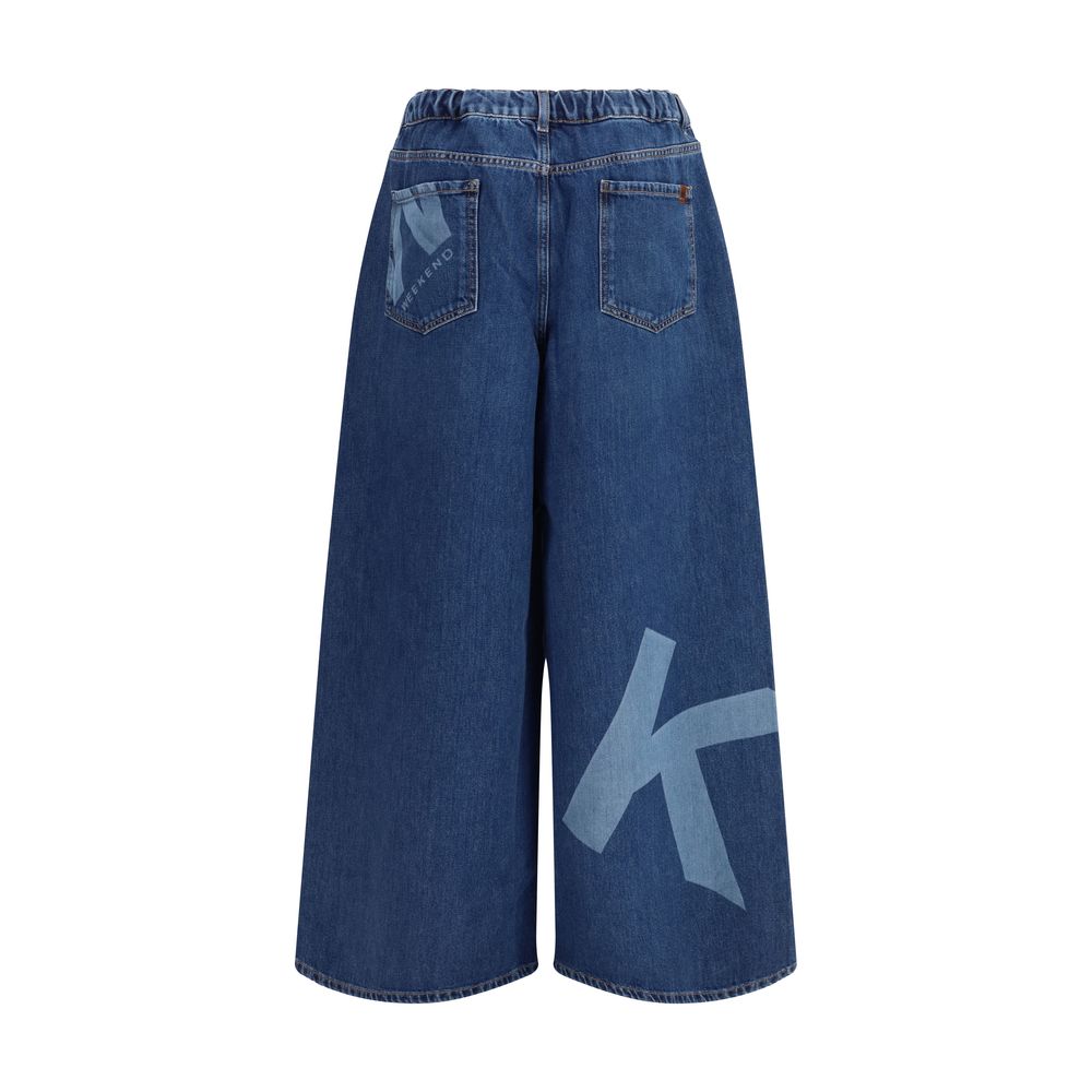 Max Mara Blue Cotton Jeans Denim