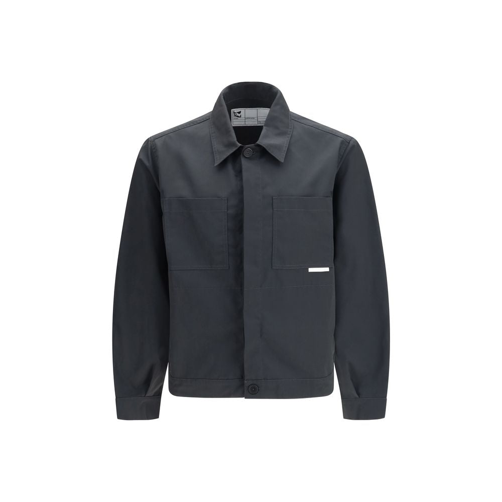 GR10K Gray Cotton Jackets And Coat